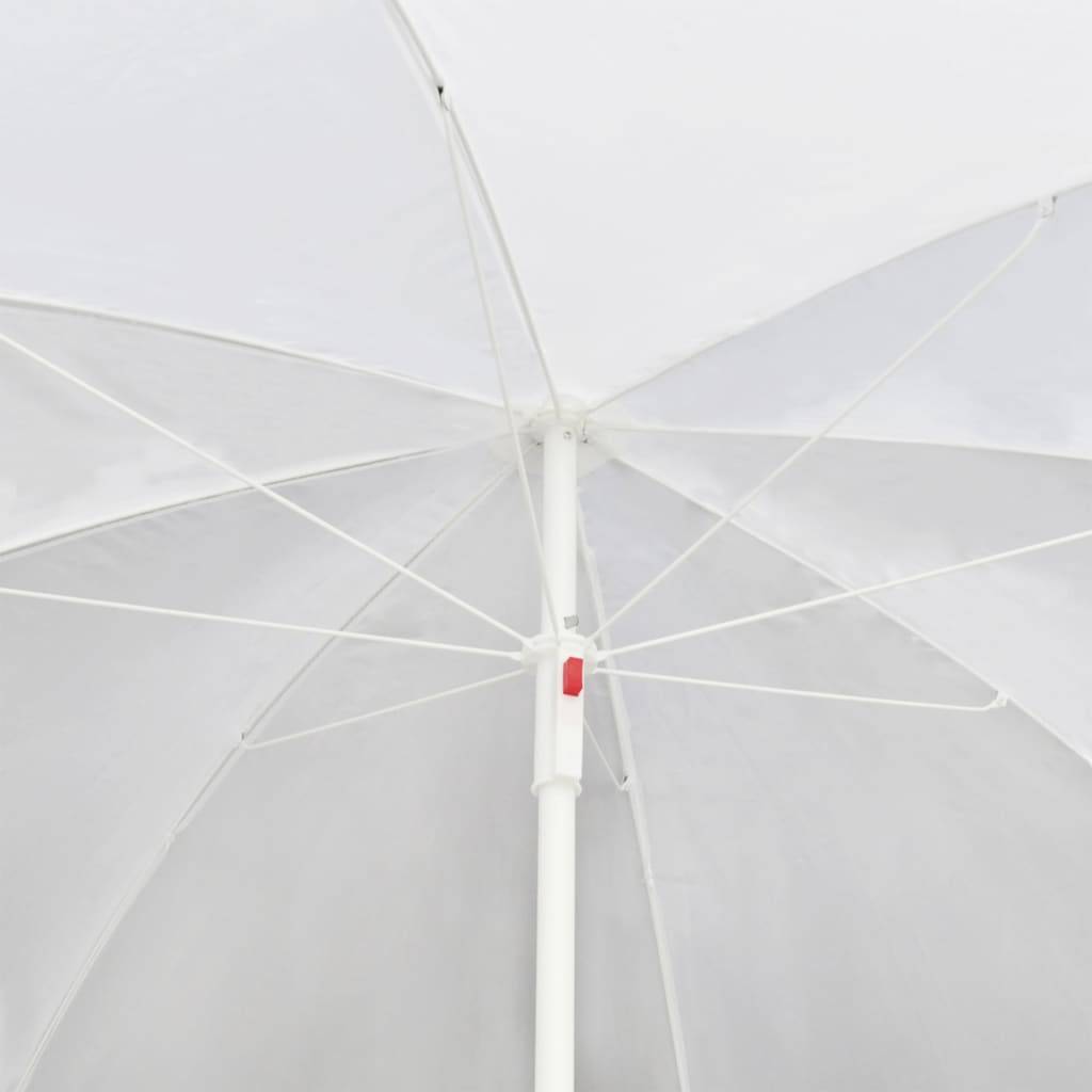 Vidaxl - Lit de jardin avec parasol Noir Résine tressée vidaXL 40735 - Imagen 5