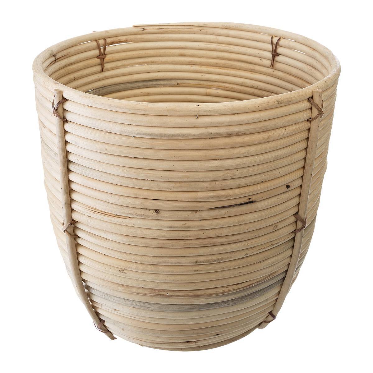 Atmosphera - Set de 3 pots rotin D24/25/34cm - Atmosphera Créateur d'intérieur - Imagen 5