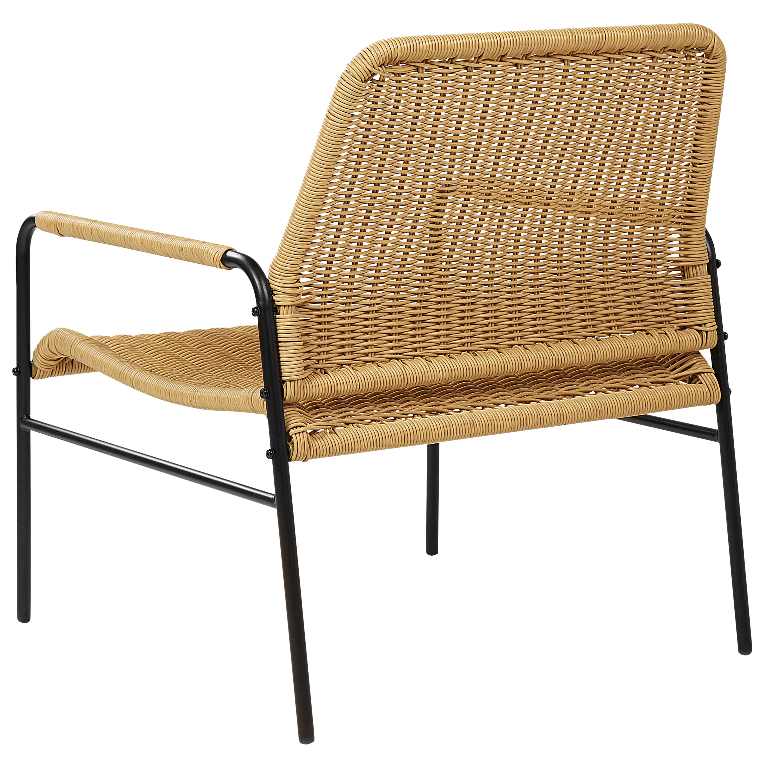 Fauteuil Polyrotin Naturel PRASIMO - Beliani - Image 5