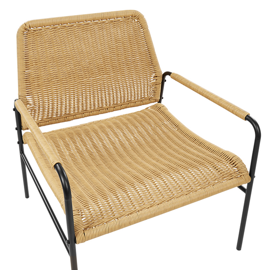 Fauteuil Polyrotin Naturel PRASIMO - Beliani - Image 6