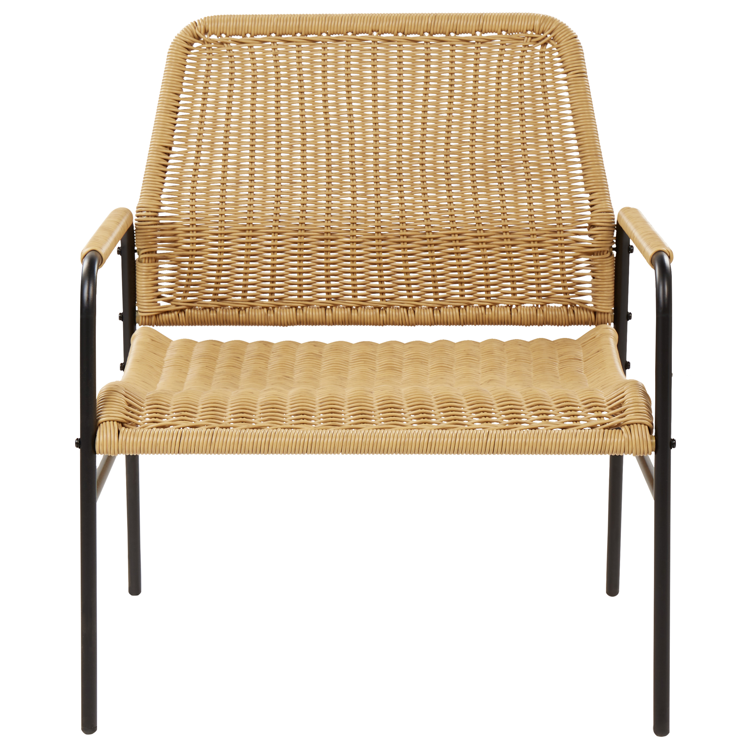 Fauteuil Polyrotin Naturel PRASIMO - Beliani - Image 4