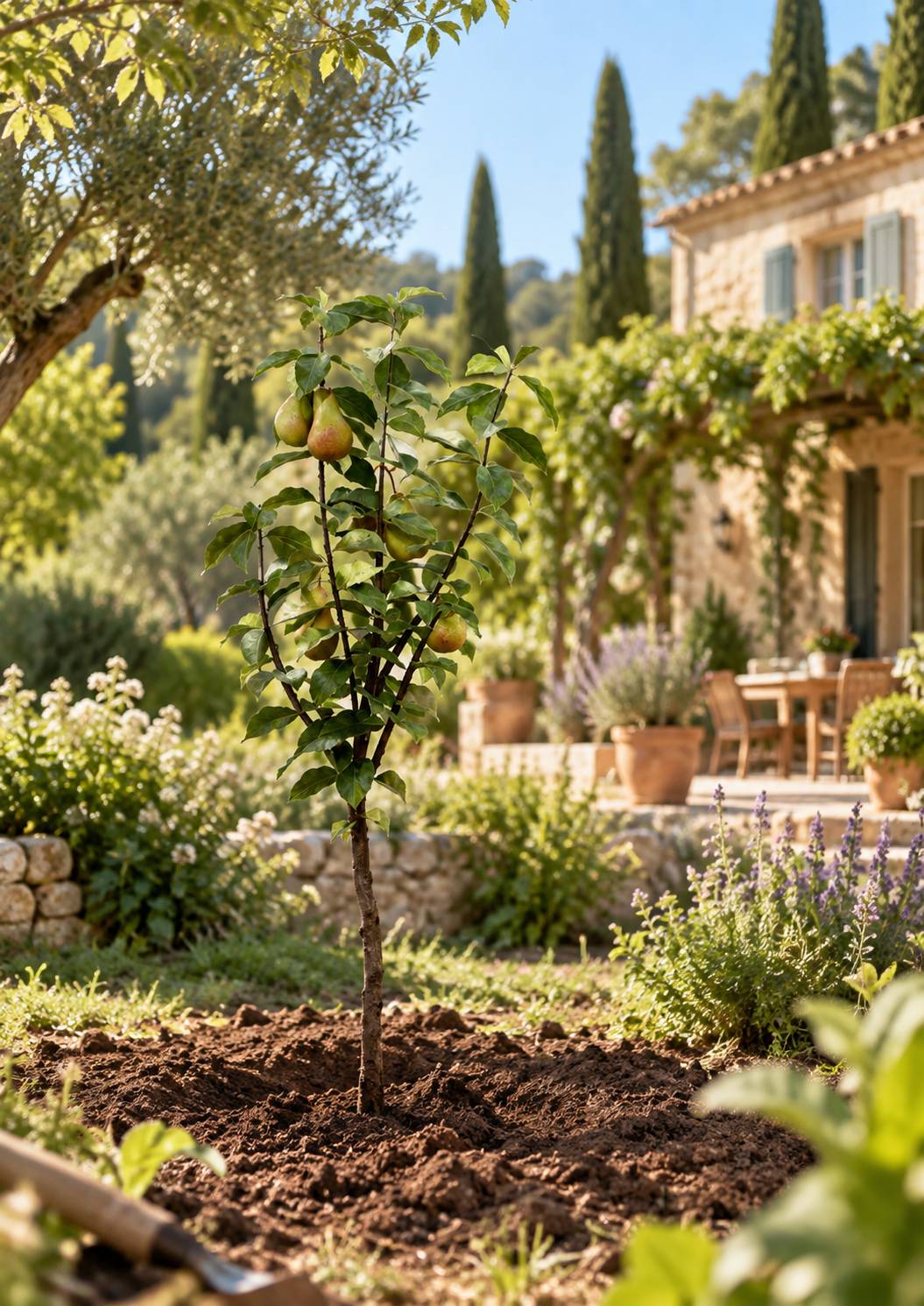 Juste Un Arbre - JUSTE UN ARBRE. – Poirier Conférence | Offrez un arbre fruitier pour naissance, mariage, anniversaire – À planter en jardin, production abondante. - Imagen 3