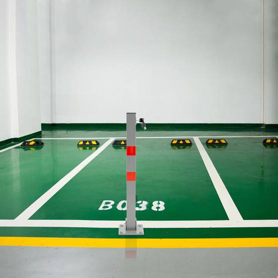 4 x Poteau de Parking Carré Rabattable - Hauteur 70 cm - 3 Clés - en Acier - Barrière Borne de Stationnement Repliable - Image 7