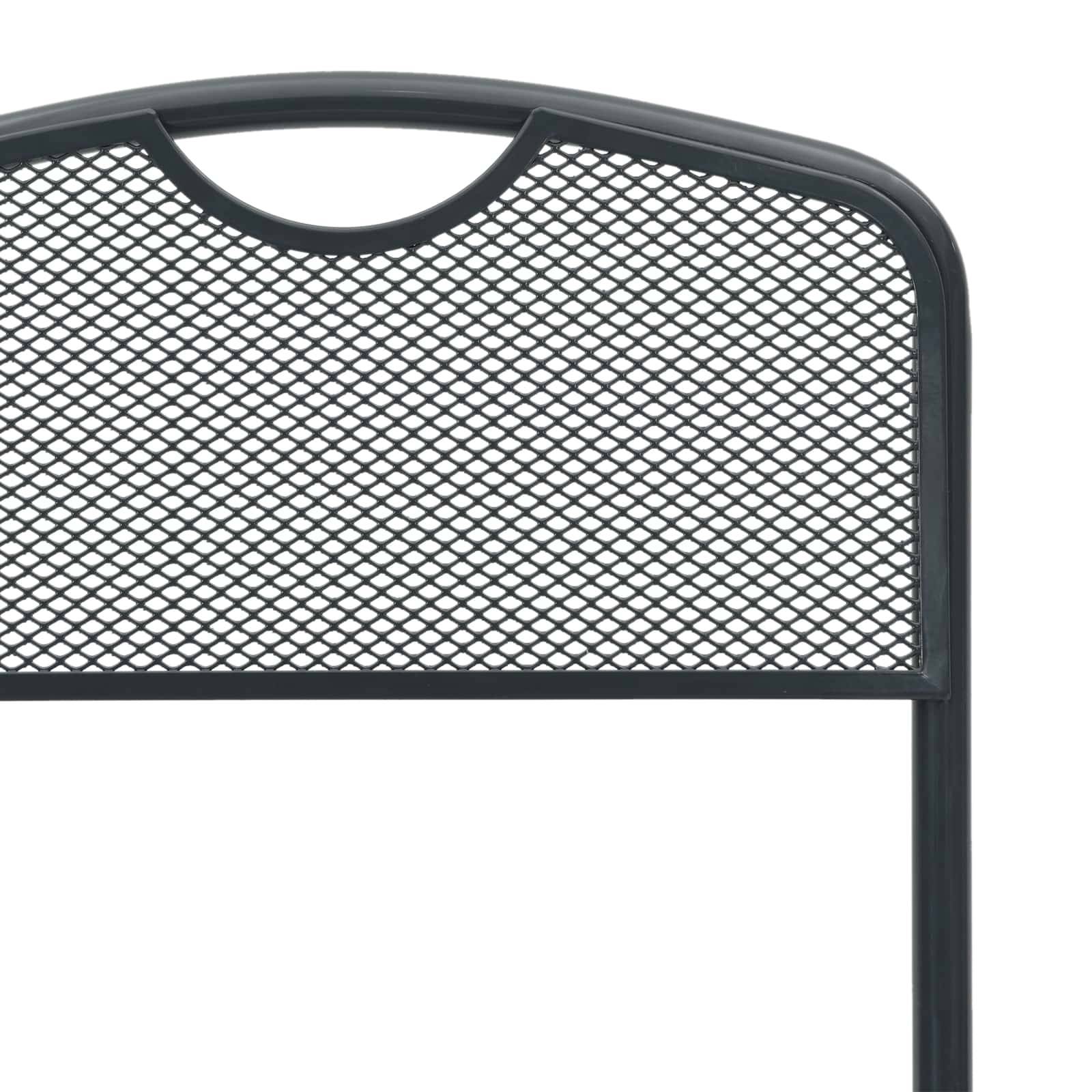 Chaises de jardin 2 pcs Fer Anthracite 52,5 x 46 x 82 cm - PANGIVO - Image 5