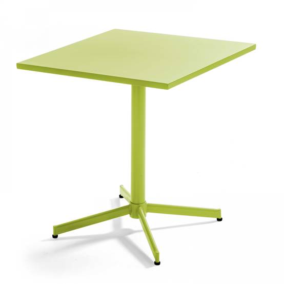 Oviala - Ensemble table inclinable de jardin et 2 chaises vert Palavas - Oviala - Image 2