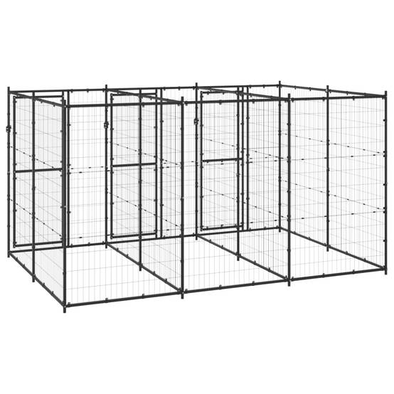 Vidaxl - Chenil extérieur Acier 7,26 m² vidaXL 3082261 - Imagen 5