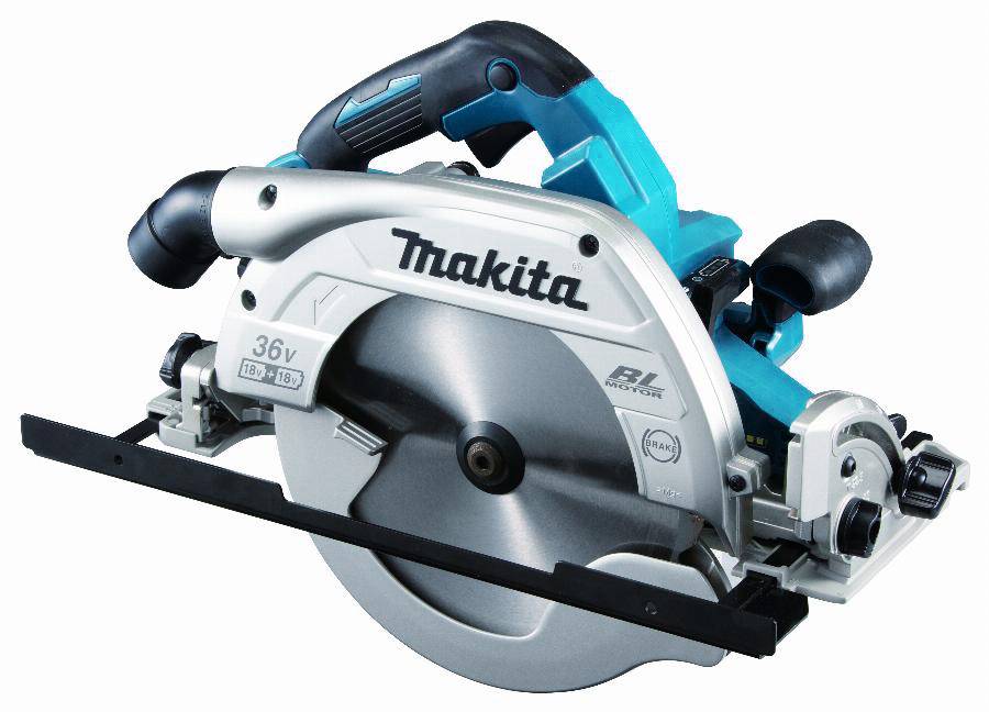 Scie circulaire 36V (2x18V) LXT Ø 235 mm - MAKITA - avec 2 batteries 18V 5Ah - chargeur - Bluetooth - DHS900PT2U - Image 1