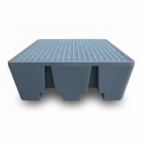 Bac de rétention pehd 475l eco pour 4 fûts - plast'up rotomoulage - Image 2