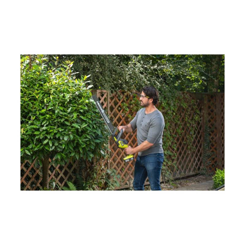 Ryobi - Pack RYOBI Taille-haies 18V One+ - LINEA - 50 cm - RY18HT50A-0 - 1 Batterie 5.0Ah - 1 Chargeur rapide RC18120-150 - Image 4