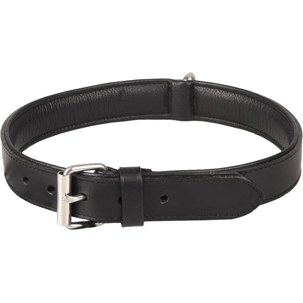 Collier Cuir XXL 52-61 cm ARIZONA noir   pour chien. - Imagen 1