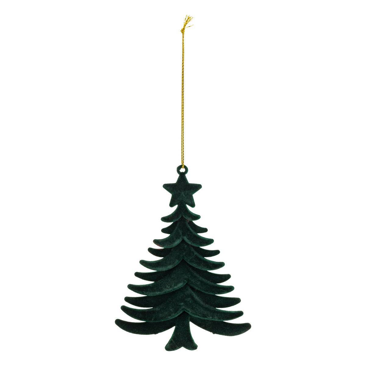 Atmosphera - SDN PLF SAPIN VELOUR VERT 14CM - Atmosphera Créateur d'intérieur - Image 1