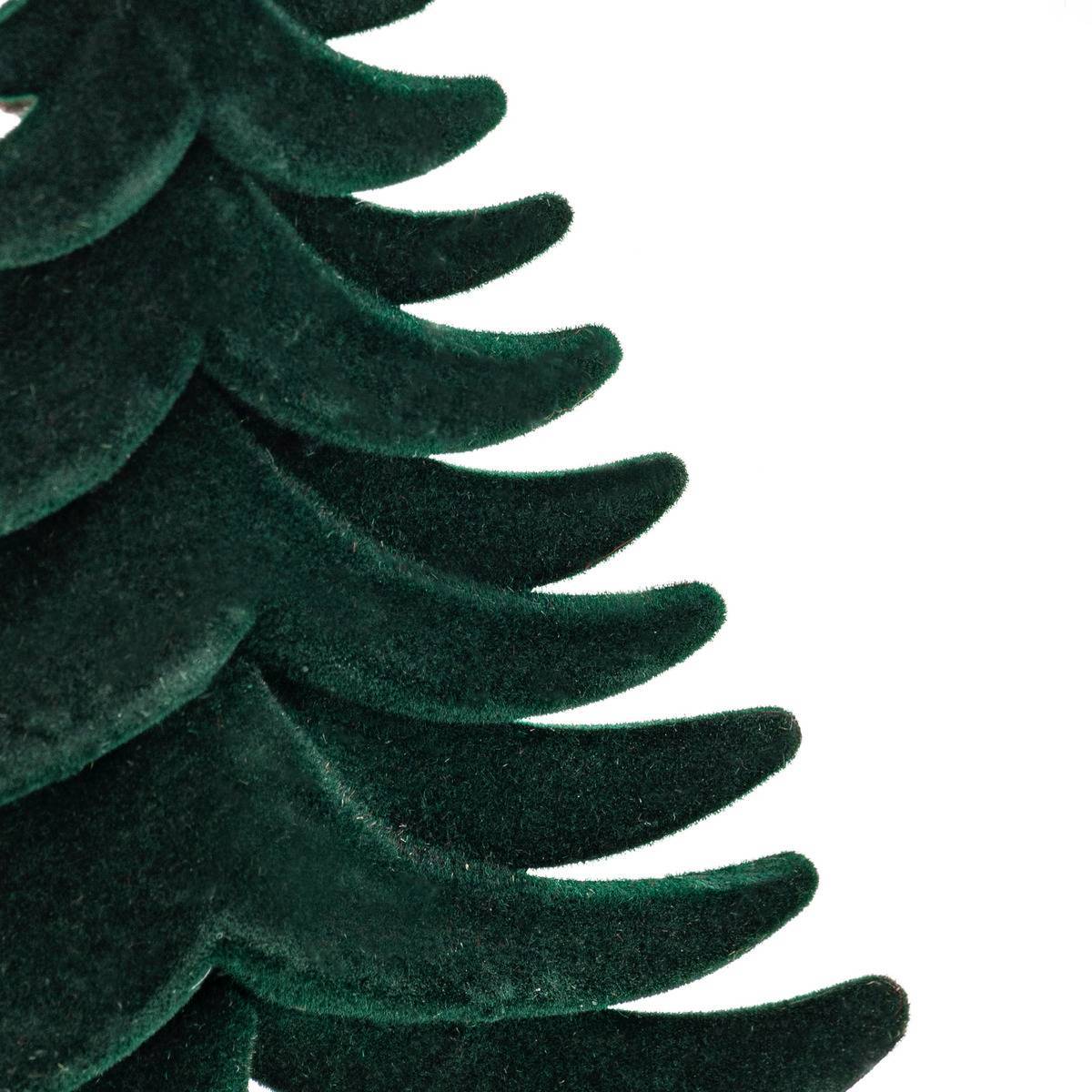 Atmosphera - SDN PLF SAPIN VELOUR VERT 14CM - Atmosphera Créateur d'intérieur - Image 2