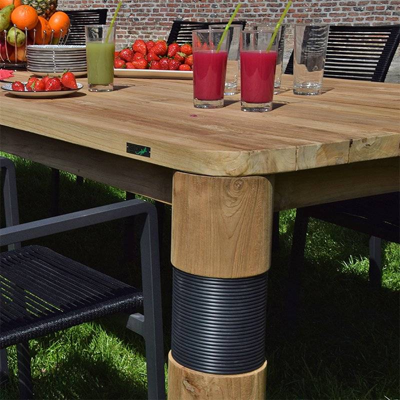 Table en teck recyclé 300 cm, Galactus - Gecko Jardin - Imagen 3