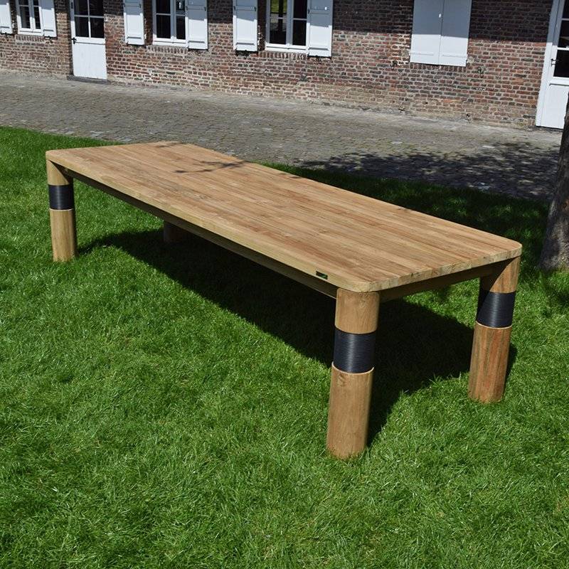 Table en teck recyclé 300 cm, Galactus - Gecko Jardin - Imagen 1