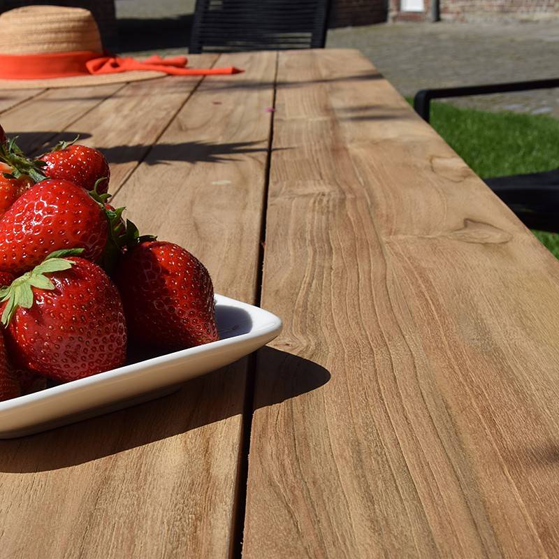 Table en teck recyclé 300 cm, Galactus - Gecko Jardin - Imagen 4