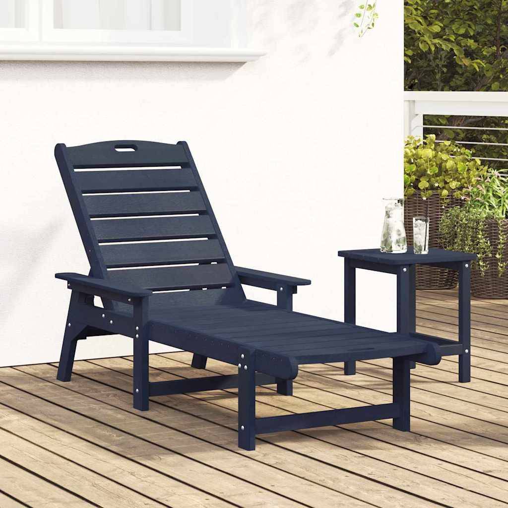 PANGIVO - Transat Bleu marine HDPE 195,5 x 53 x 98,5 cm - PANGIVO - Image 3
