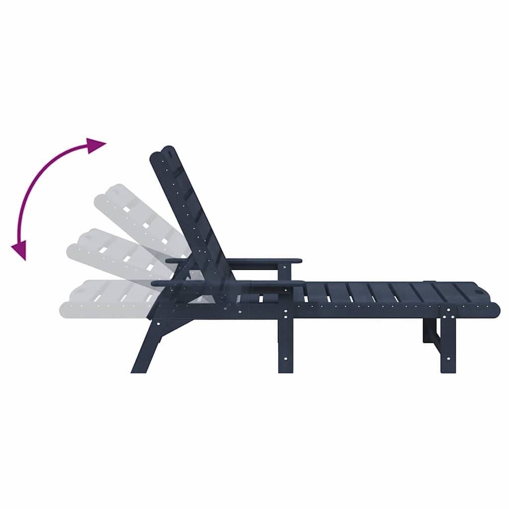 PANGIVO - Transat Bleu marine HDPE 195,5 x 53 x 98,5 cm - PANGIVO - Image 9