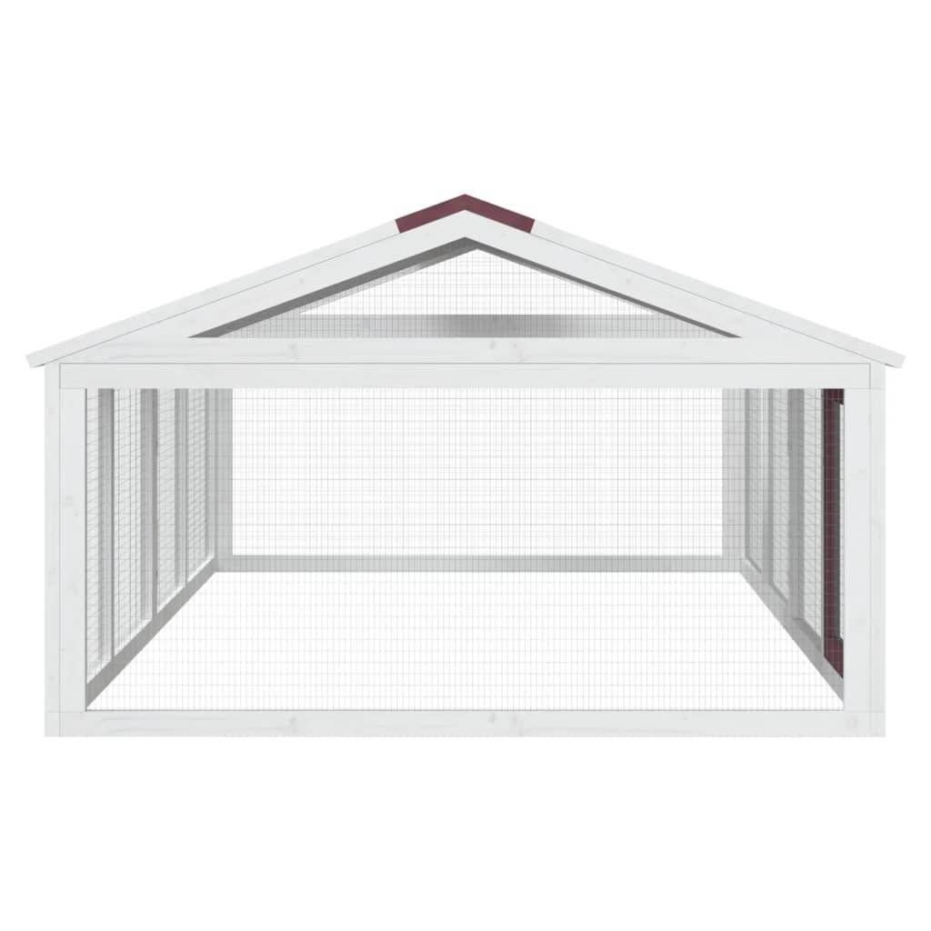 Vidaxl - Enclos animaux moka 200x112,5x74 cm bois massif de pin vidaXL 172301 - Image 6