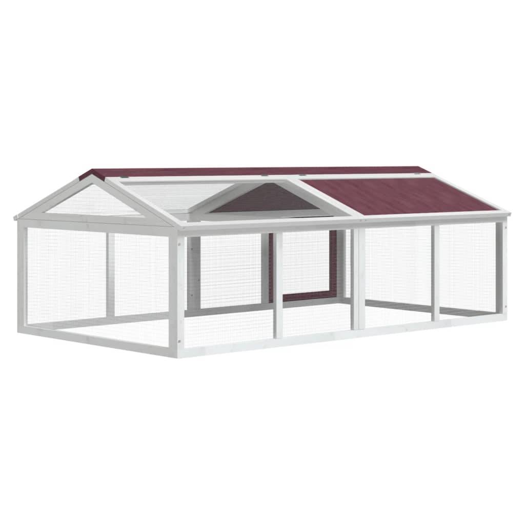 Vidaxl - Enclos animaux moka 200x112,5x74 cm bois massif de pin vidaXL 172301 - Image 7
