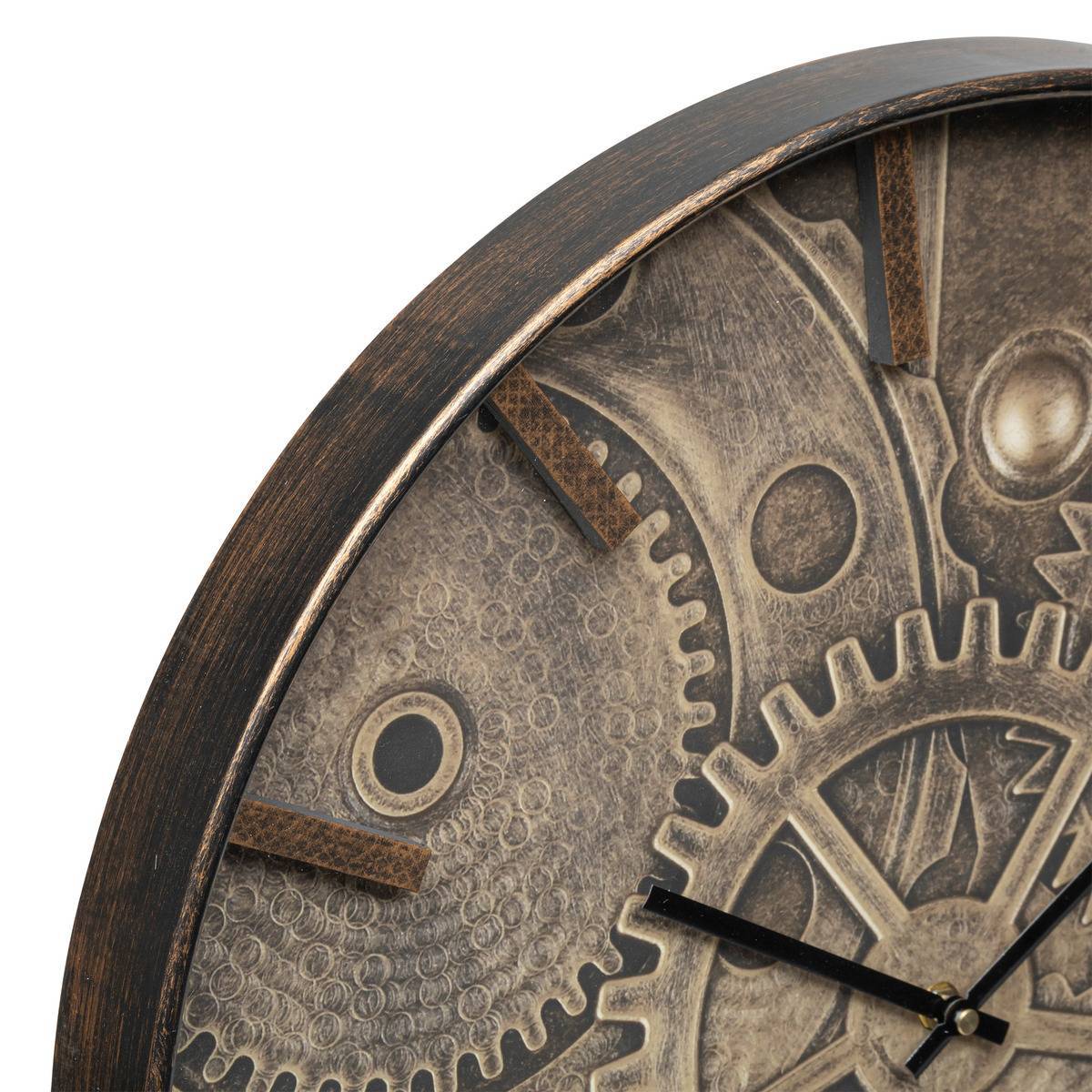 Atmosphera - Horloge "Deyan" en verre D50cm - Atmosphera Créateur d'intérieur - Imagen 4