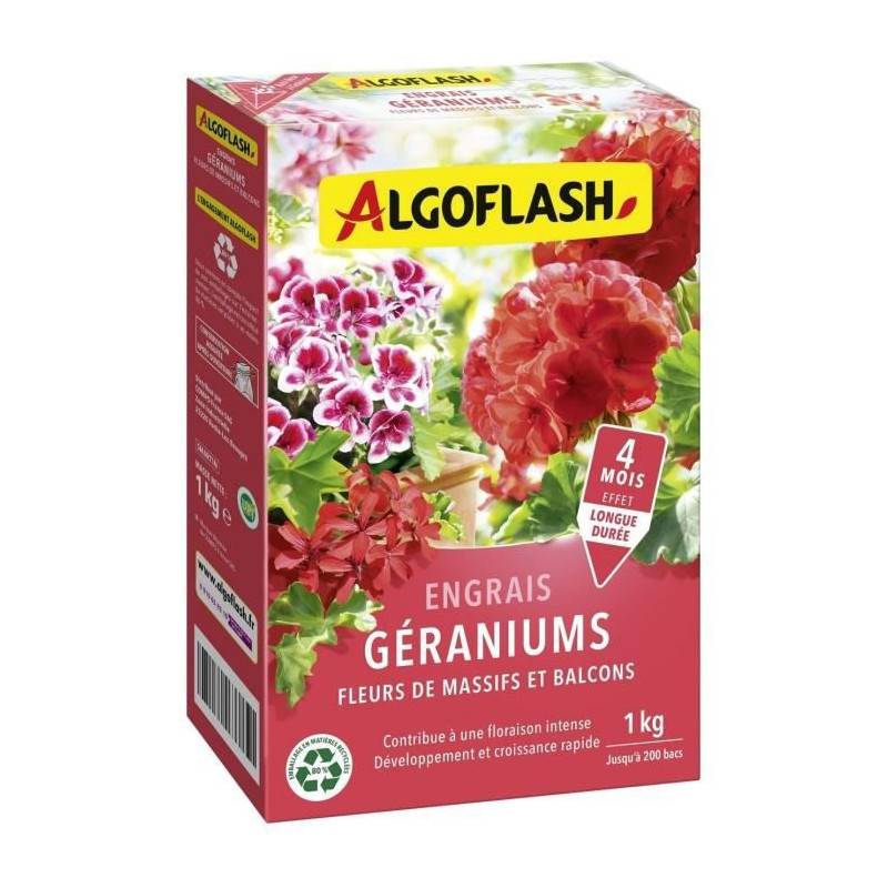 Algoflash Naturasol - Engrais Géraniums, Fleurs De Massifs Et Balcons - Algoflash Naturasol - 1 Kg - Imagen 1