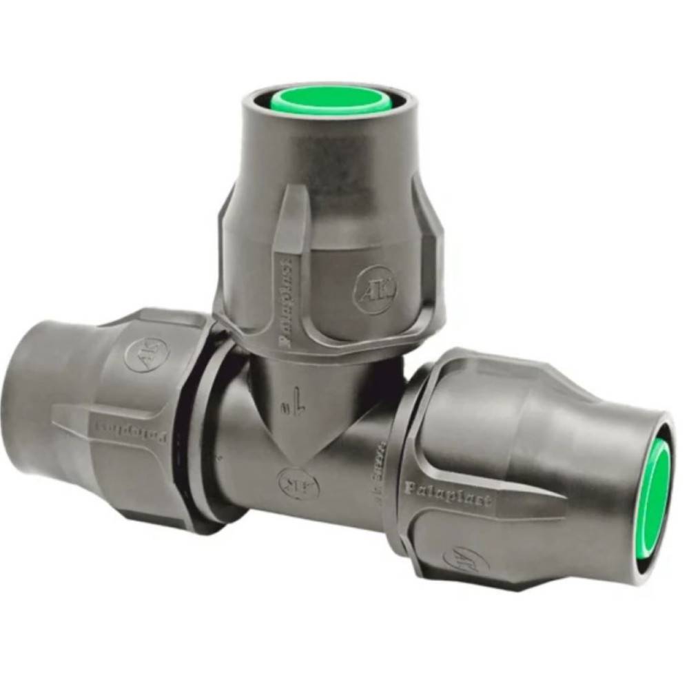 Té à serrage rapide pour tuyau d'arrosage 16 mm - Système à bague - Palaplast