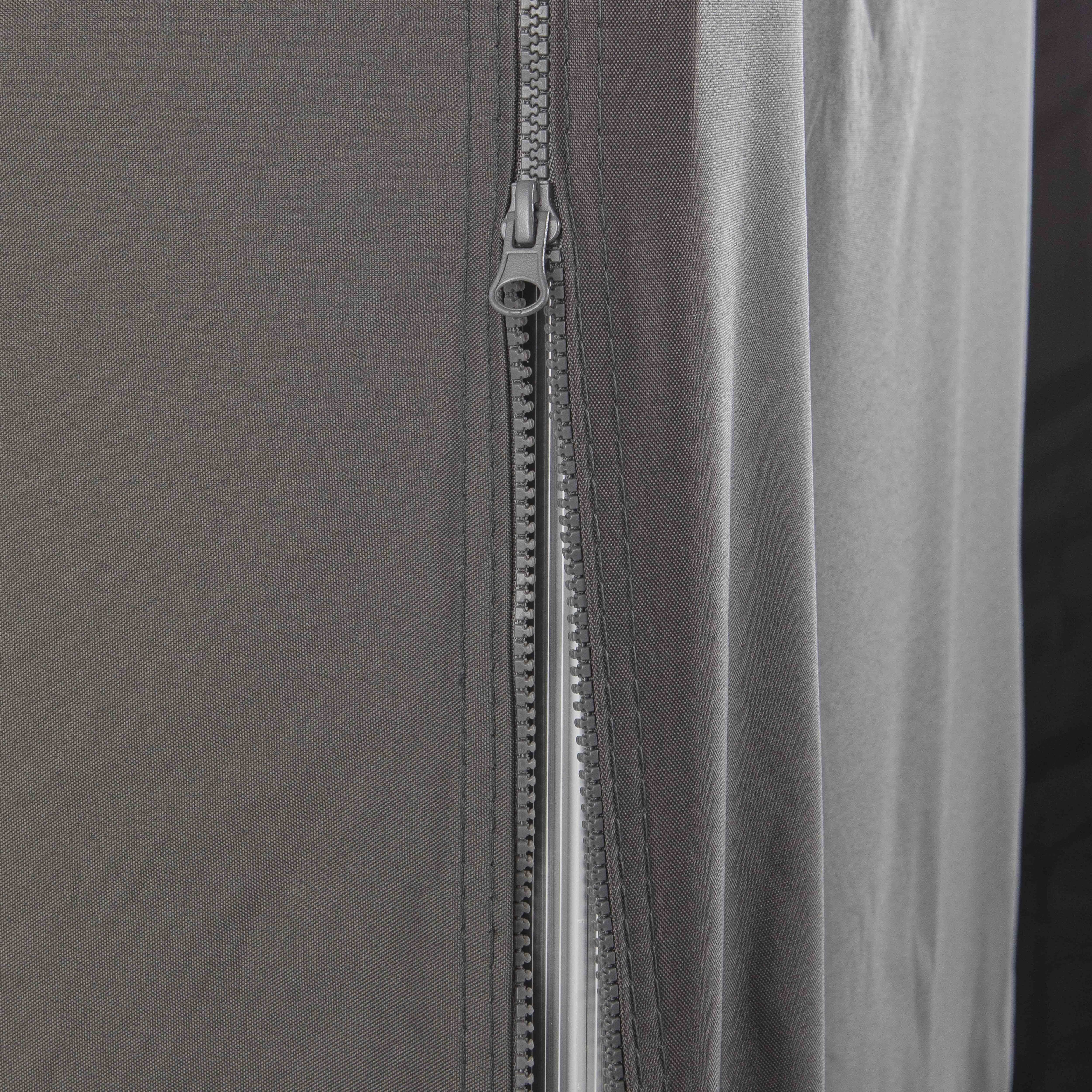 Oviala - Mur plein pour tente pliante pro 50mm gris 3m   - Oviala - Imagen 2