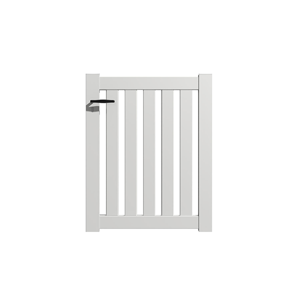Portillon alu modèle ajouré en kit dim. L.1000 (entre piliers) x H.1200  Blanc (RAL 9010)