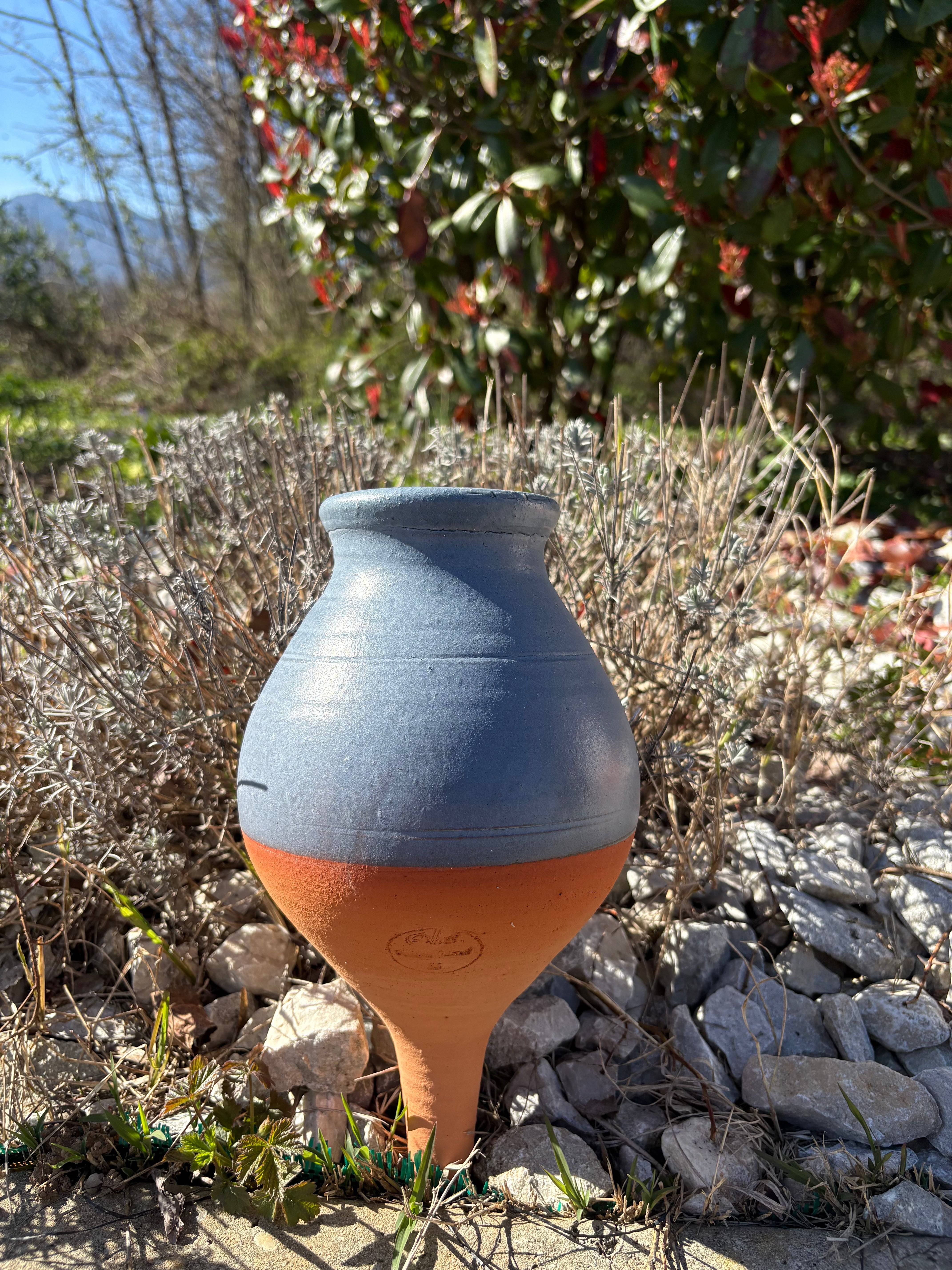 Ollas à planter 1,5 L - Bleu vernis - Mes Courses En Vrac - Image 2