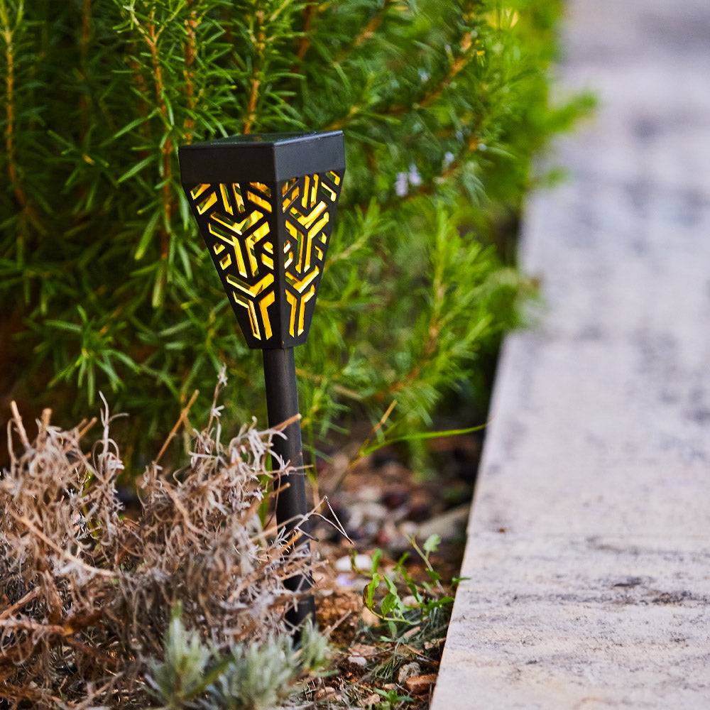 Lumisky - 6 balises solaires à planter OSIRIS Noir Plastique H39CM - Imagen 4