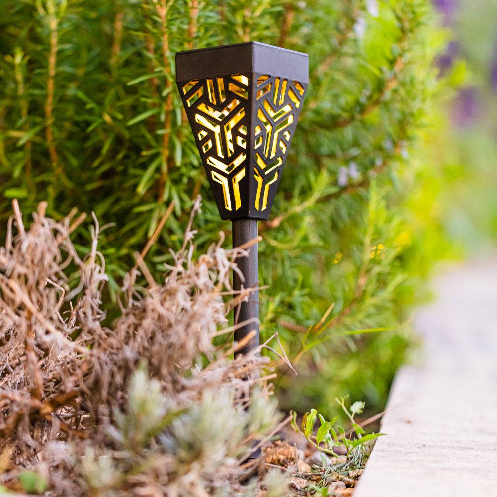 Lumisky - 6 balises solaires à planter OSIRIS Noir Plastique H39CM - Imagen 3