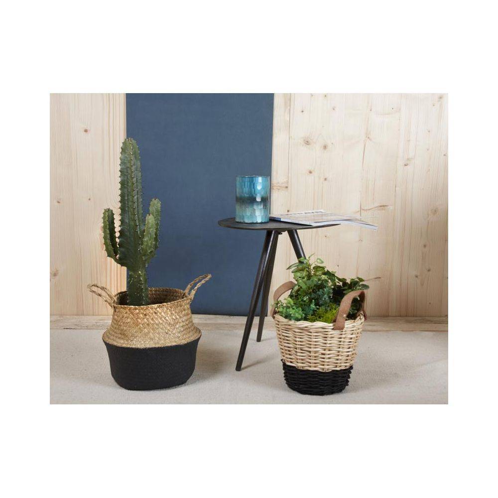 Aubry Gaspard - Corbeilles en osier naturel et noir (lot de 3) - Imagen 4