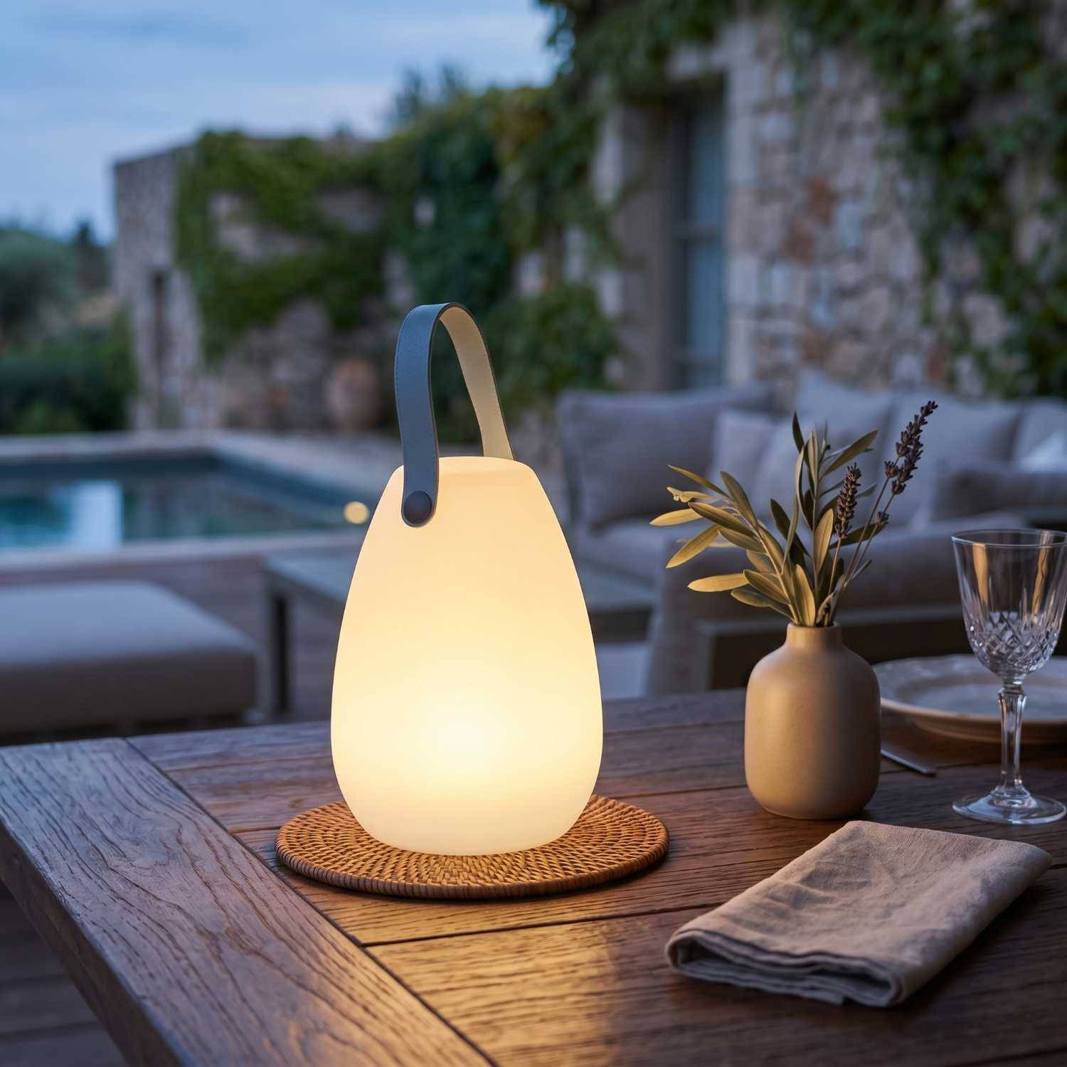 Lumisky - Lanterne sans fil multicolore LAURY H28cm - Imagen 5
