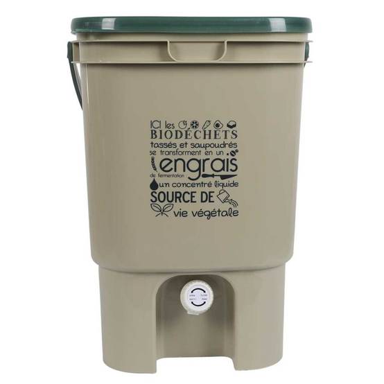 Composteur de Cuisine 19L avec Robinet pour Engrais Liquide - GORIL - Image 1