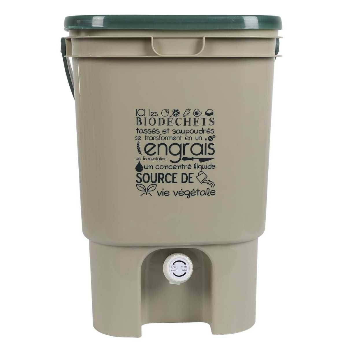 Composteur de Cuisine 19L avec Robinet pour Engrais Liquide - GORIL - Image 1