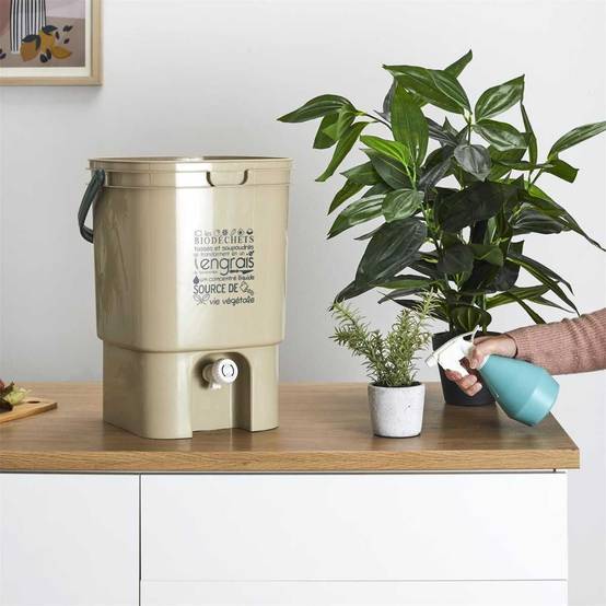 Composteur de Cuisine 19L avec Robinet pour Engrais Liquide - GORIL - Image 2