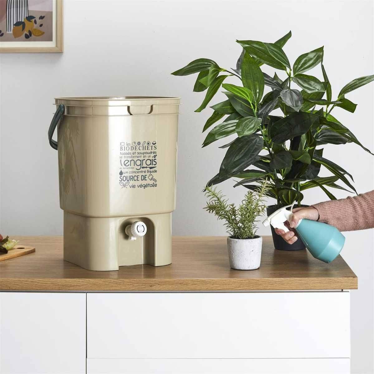 Composteur de Cuisine 19L avec Robinet pour Engrais Liquide - GORIL - Image 2