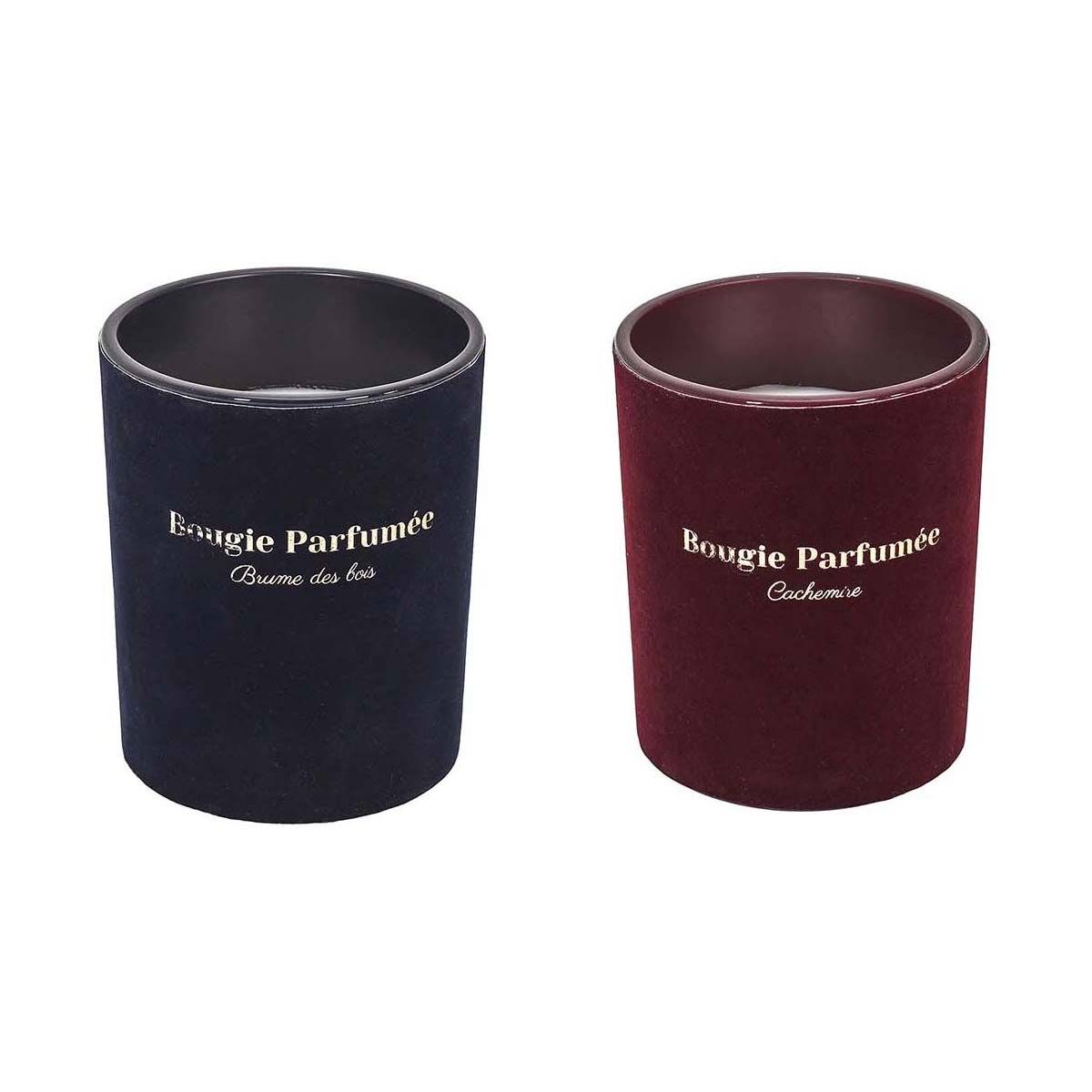 The Home Deco Factory - Bougie parfumée 10 x 12.5 cm Velours (Lot de 2) The Home Deco Factory - Imagen 1