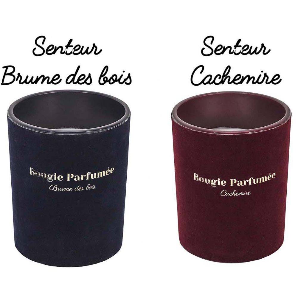 The Home Deco Factory - Bougie parfumée 10 x 12.5 cm Velours (Lot de 2) The Home Deco Factory - Imagen 3