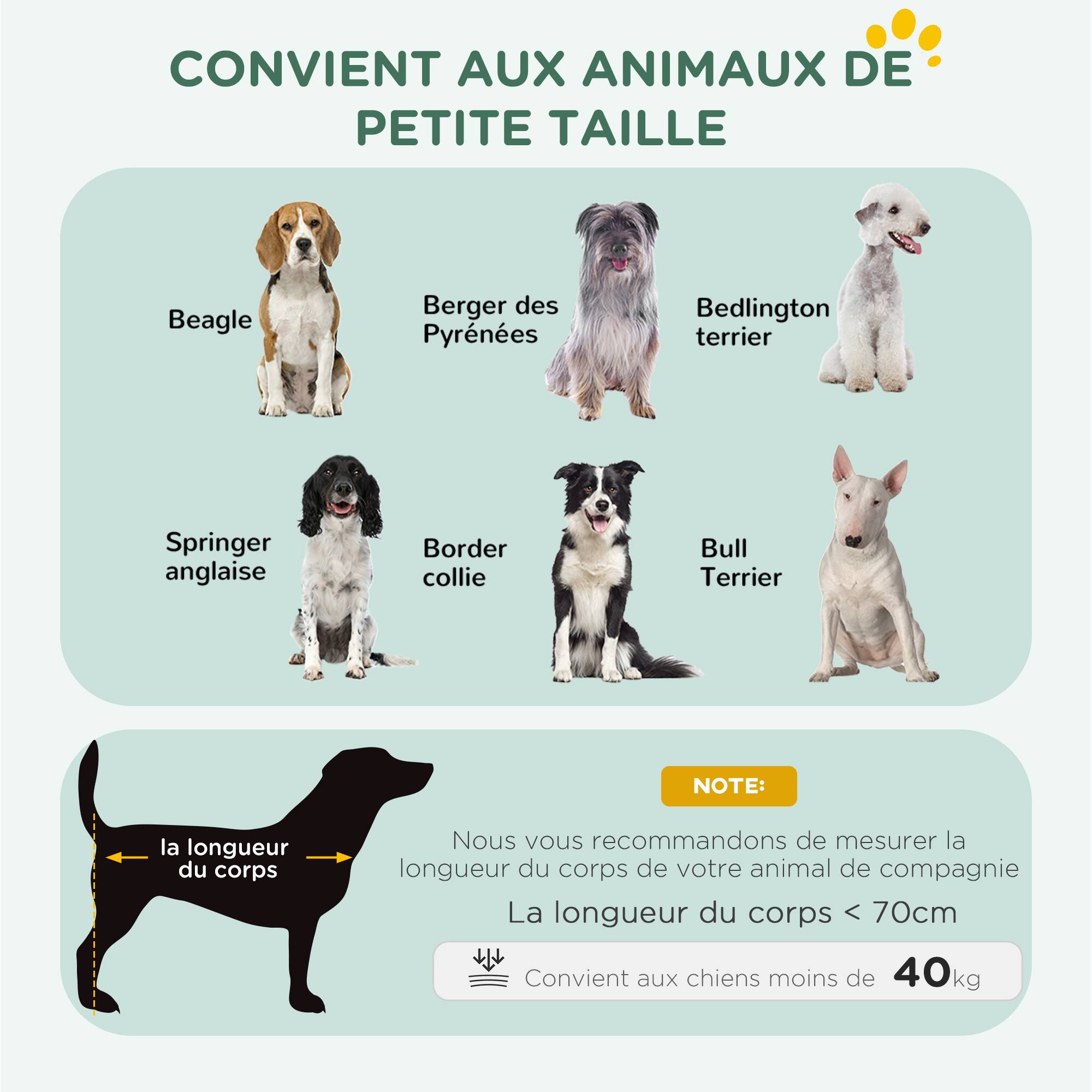 Caisse de transport acier très grand chien pliable accès double 105x70x75cm noir - ComfortXL Outdoor Living - Image 8