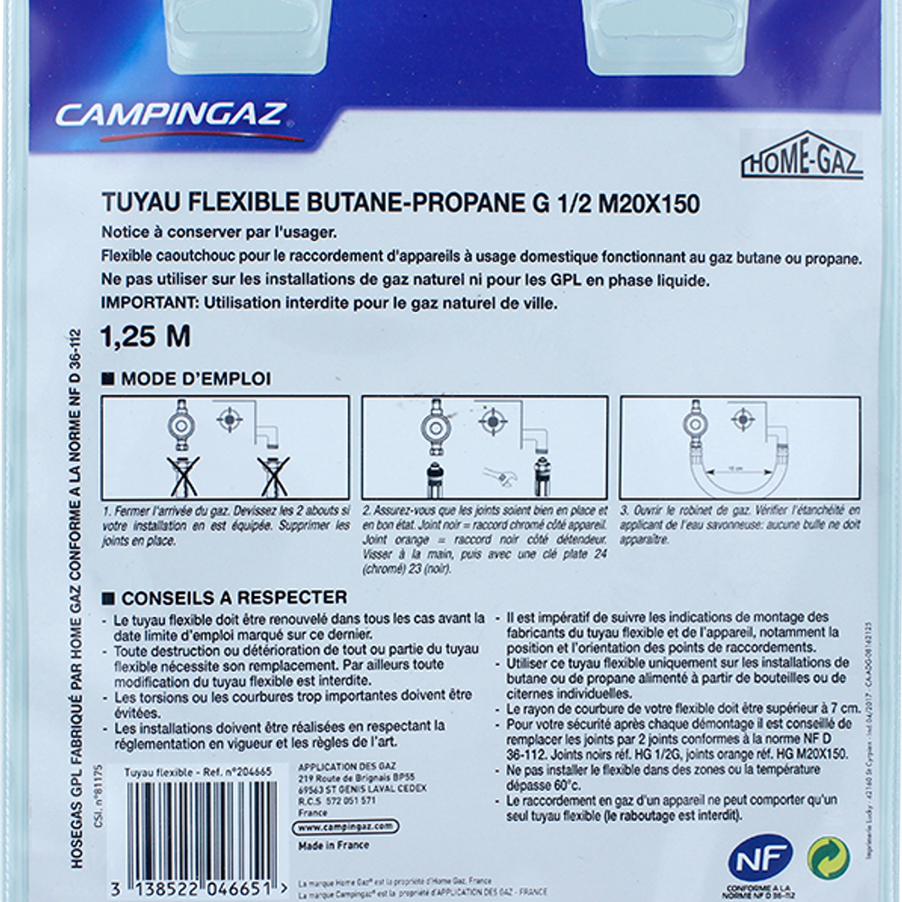 Campingaz - Tuyau flexible souple à visser gaz propane/butane - Image 2