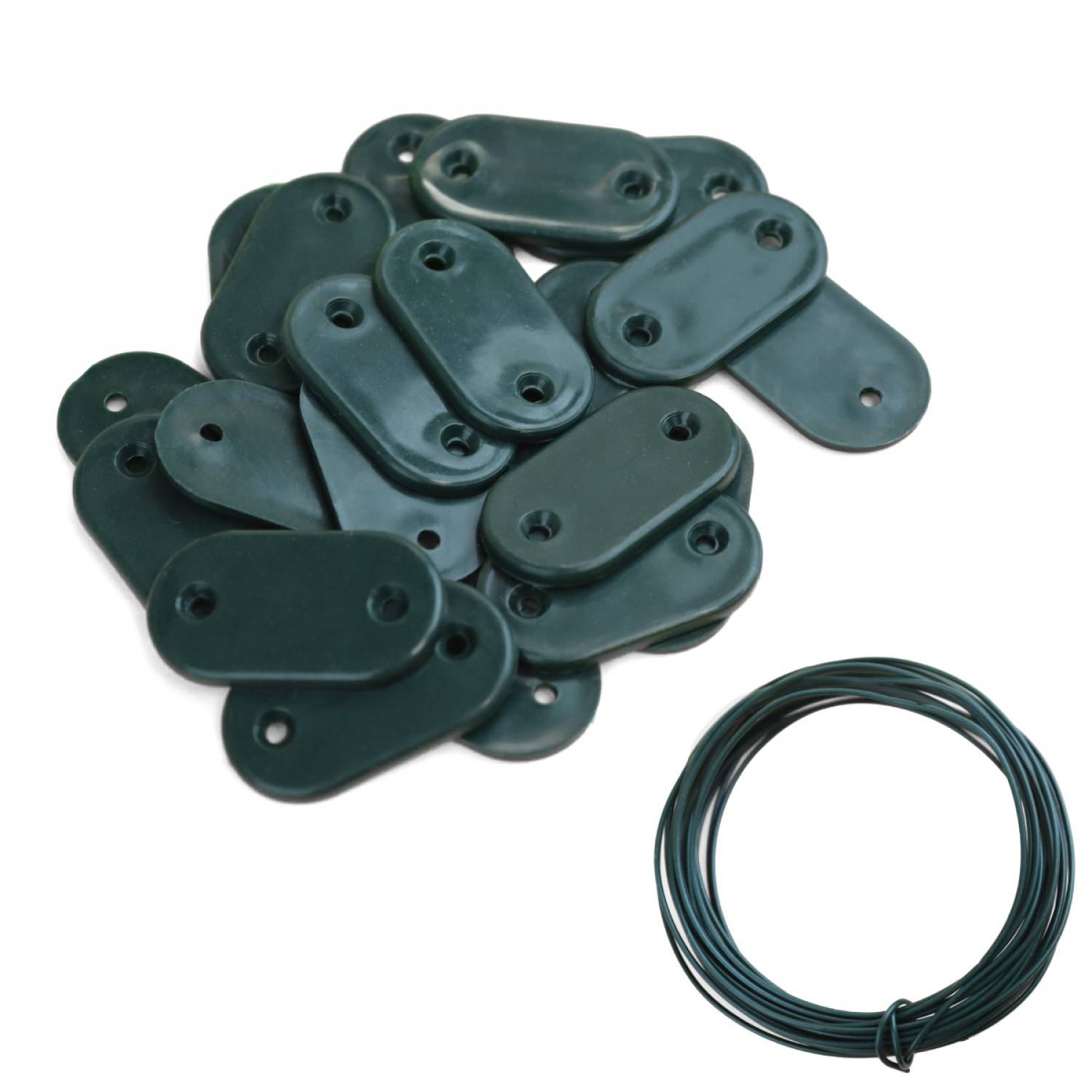 Linxor - Lot de 30 kits de fixation pour brise vue - Vert - Linxor - Imagen 1