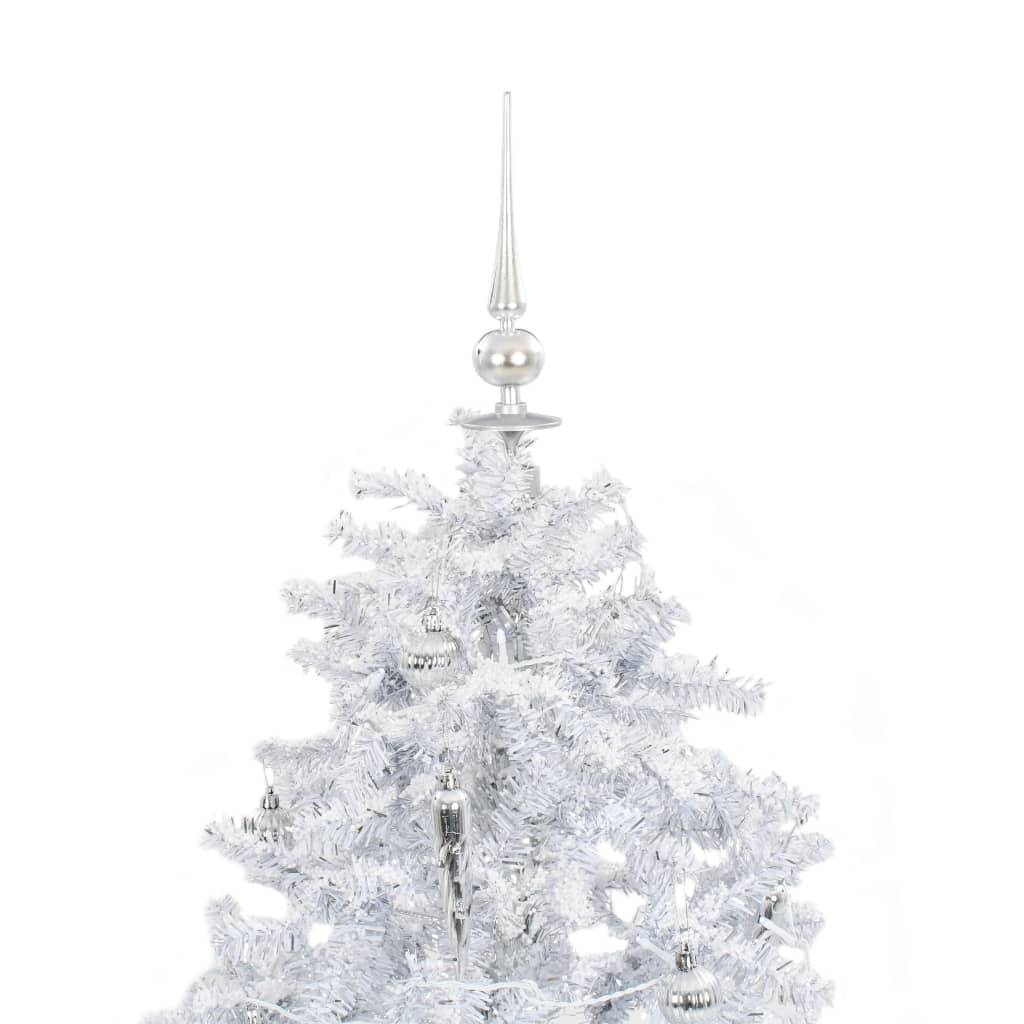 Vidaxl - Arbre de Noël neigeux avec base de parapluie Blanc 140 cm vidaXL 284334 - Image 3