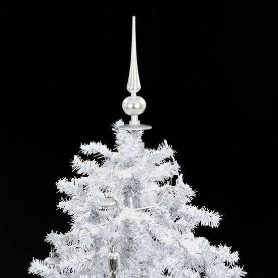 Vidaxl - Arbre de Noël neigeux avec base de parapluie Blanc 140 cm vidaXL 284334 - Image 4