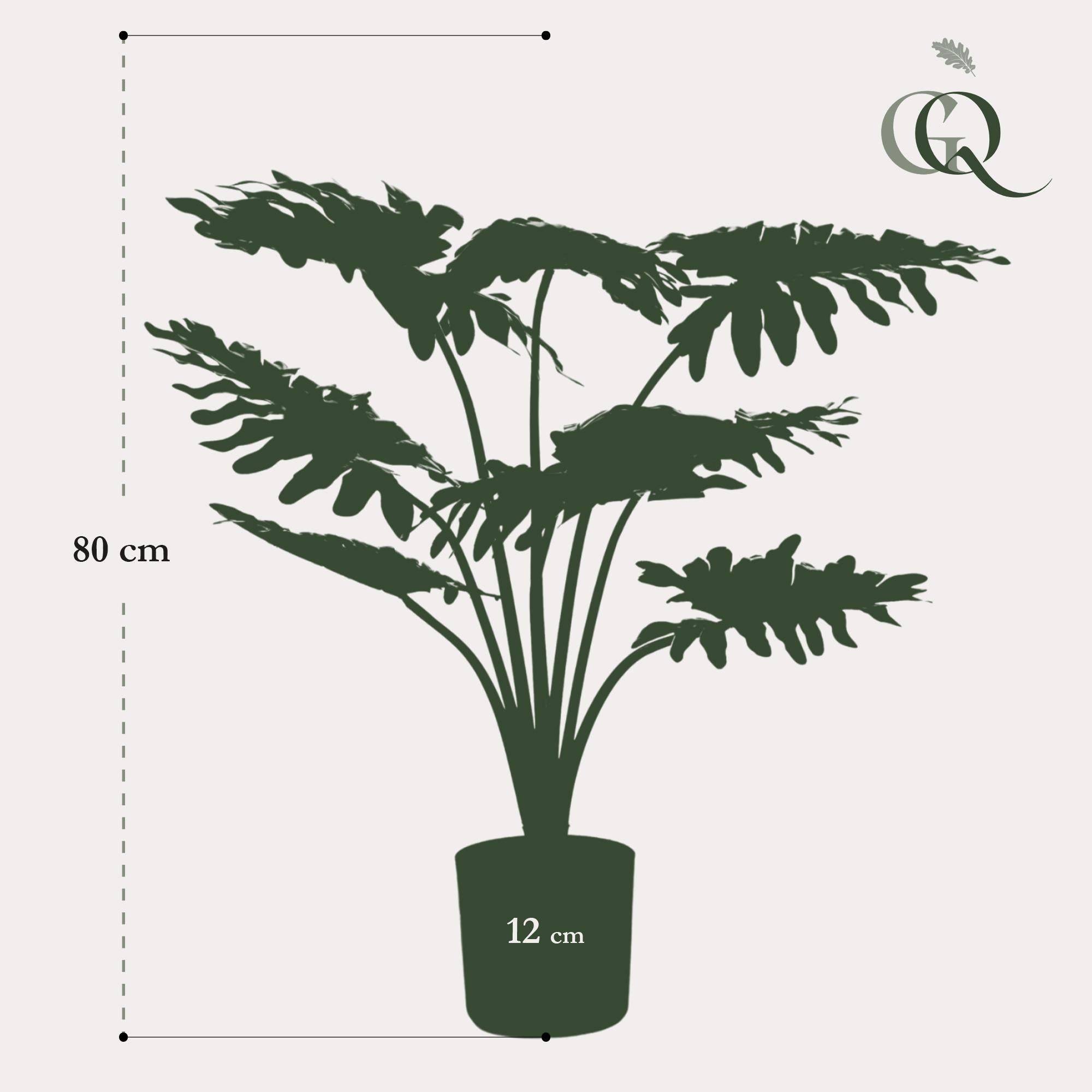 La Green Touch - Philodendron plante artificielle - h77cm, Ø12cm- La Green Touch - Imagen 3