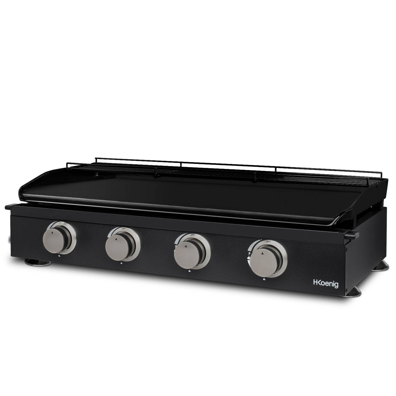 H.Koenig - Plancha 4 brûleurs U noire fonte émaillée - PLX1042 H.Koenig - Imagen 2