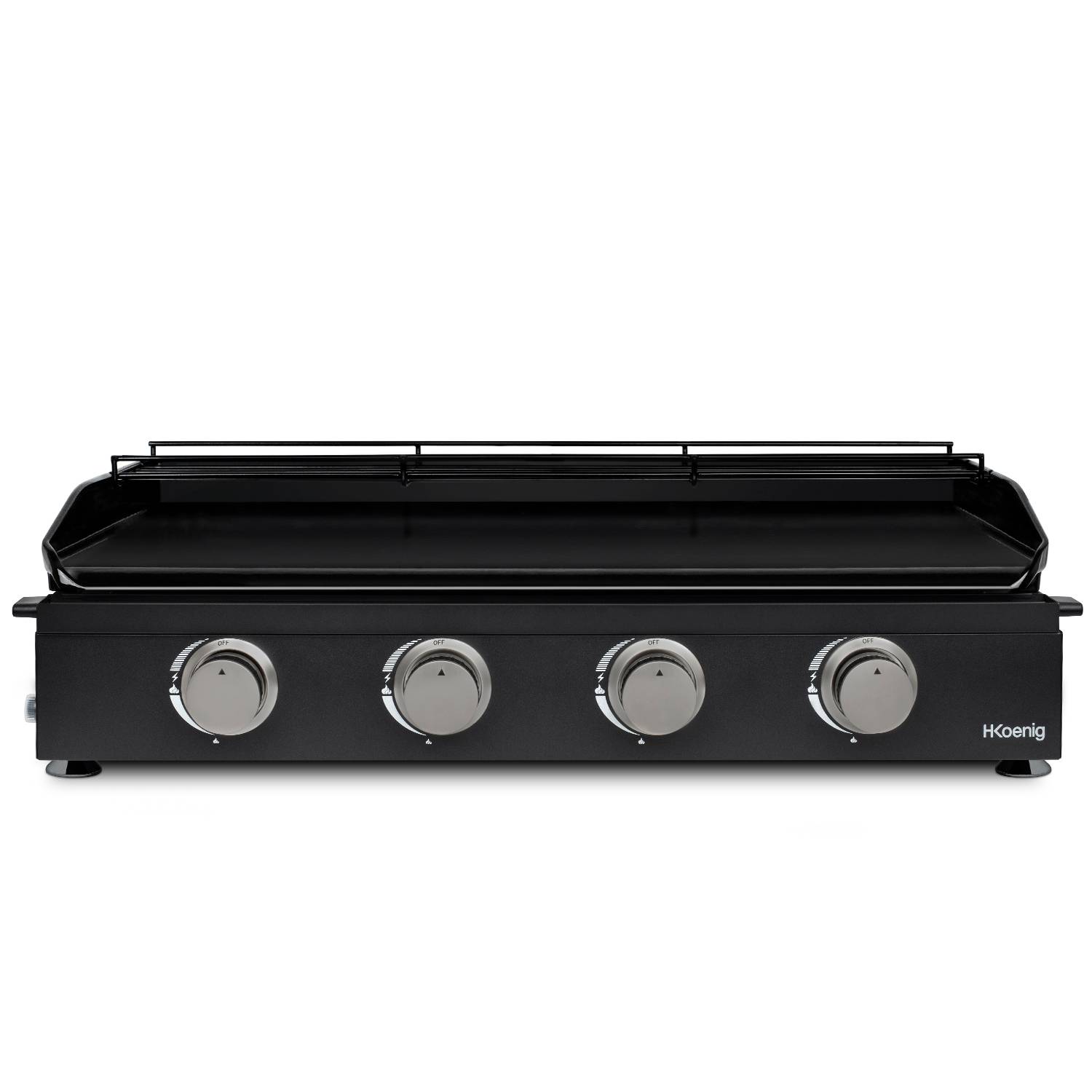 H.Koenig - Plancha 4 brûleurs U noire fonte émaillée - PLX1042 H.Koenig - Imagen 1