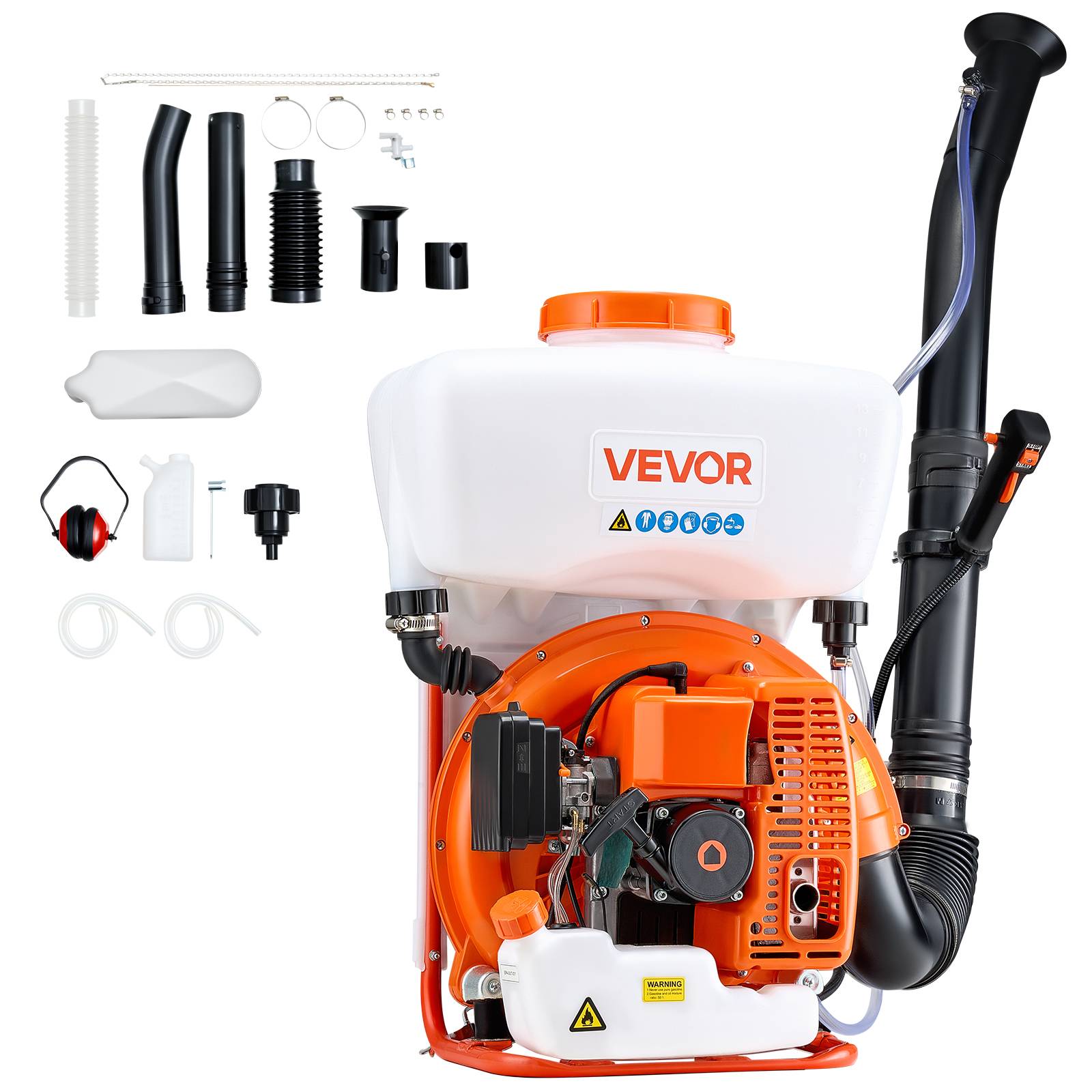 Vevor - VEVOR Pulvérisateur à Dos Thermique Brumisateur Essence Moteur 63 cc 2,1 kW 16 L