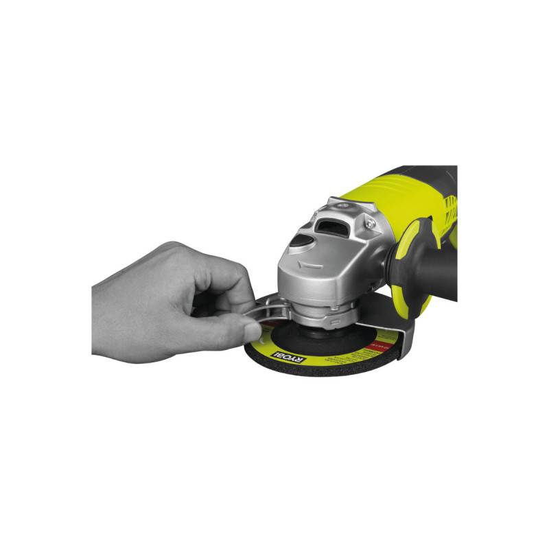 Ryobi - Meuleuse d'angle RYOBI 18V One+ R18AG-140S - Batterie Lithium-ion 4.0 Ah - Chargeur - Image 5