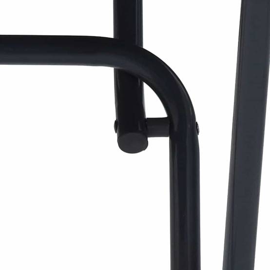 ComfortXL - Table de Jardin Ronde Pliante Ø50cm Anthracite, Table de Bistrot en Métal pour Balcon ou Intérieur – ComfortXL Outdoor Living - Image 8